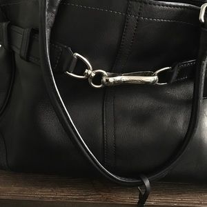 Coach Hampton Black Satchel